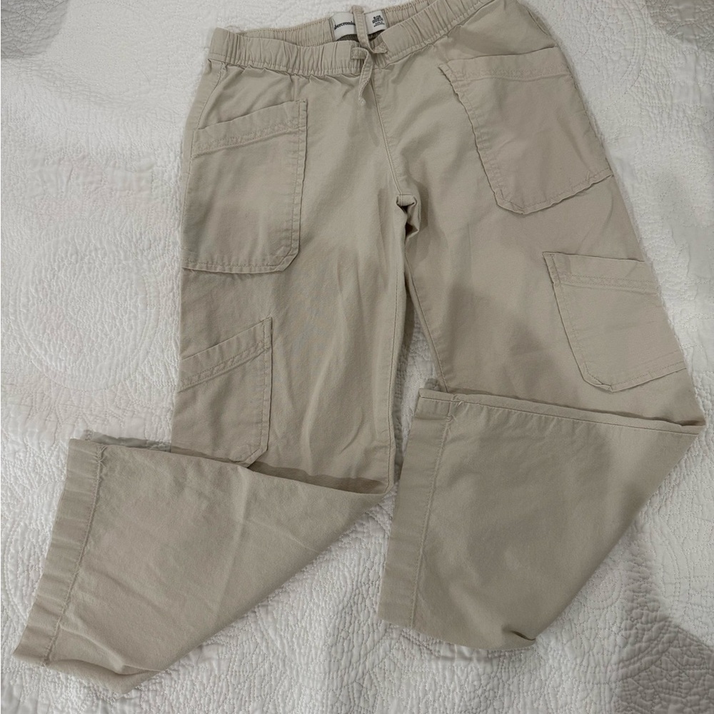 Abercrombie Kids Cream Cargo Pants